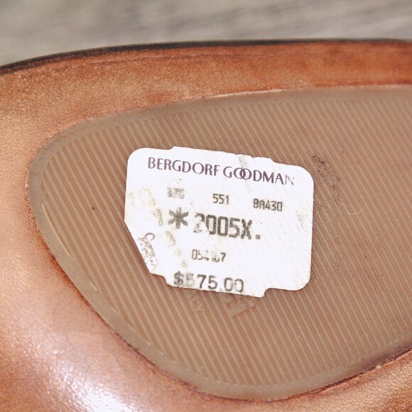 * NEW * $575 Bergdorf Goodman GRAVATI Women's 9.5 M Pumps 3903 * add $15 Trees - Picture 3 of 15